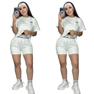 & Other Stories White Sporty Shorts